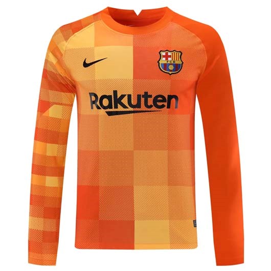 Tailandia Camiseta Barcelona Portero ML 2021/2022 Rojo